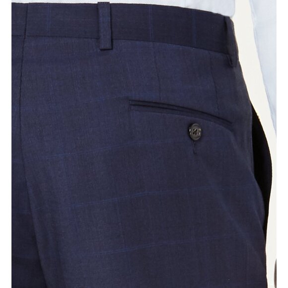 LAUREN by Ralph Lauren Men's Classic Fit Ultra Flex Stretch Flat Front Suit Pant - Picture 6 of 9